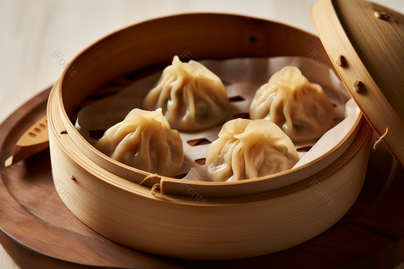 特写拍摄竹笼营养早餐灌汤包,高清,摄影图,摄影图片,图片大全,摄影图免费下载